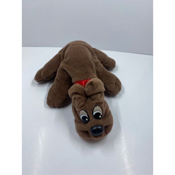 Pound Puppy Tonka Brown Small Plush Toy Stuffed Animal Vintage - Picture 1 of 4